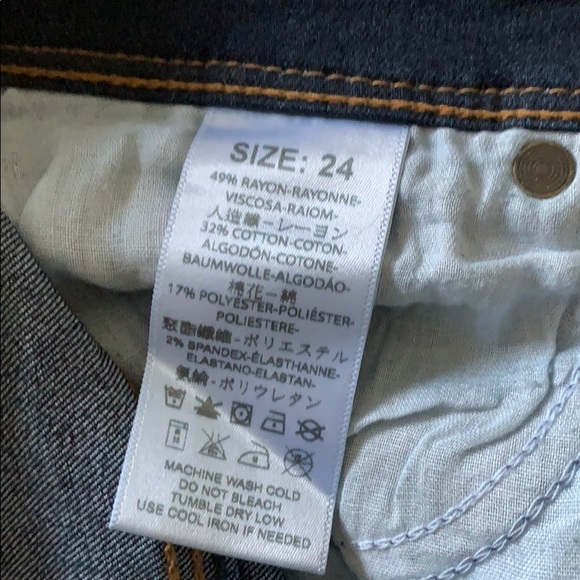 Free People Rolled Crop Skinny - Dark wash - Picture 6 of 7